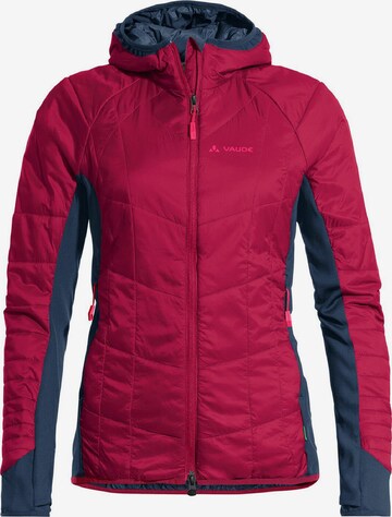 VAUDE Outdoor Jacket in Red: front