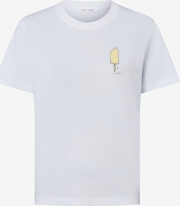 T-shirt 'Sacamino' Samsøe Samsøe en blanc : devant
