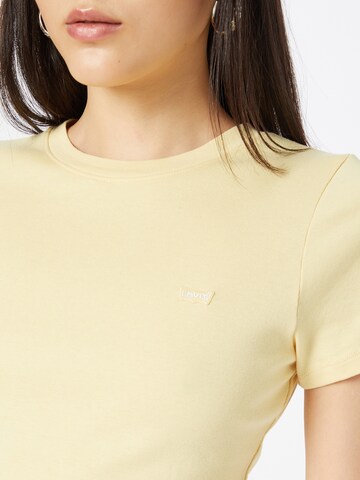 LEVI'S ® Shirt 'Rib Baby Tee' in Yellow