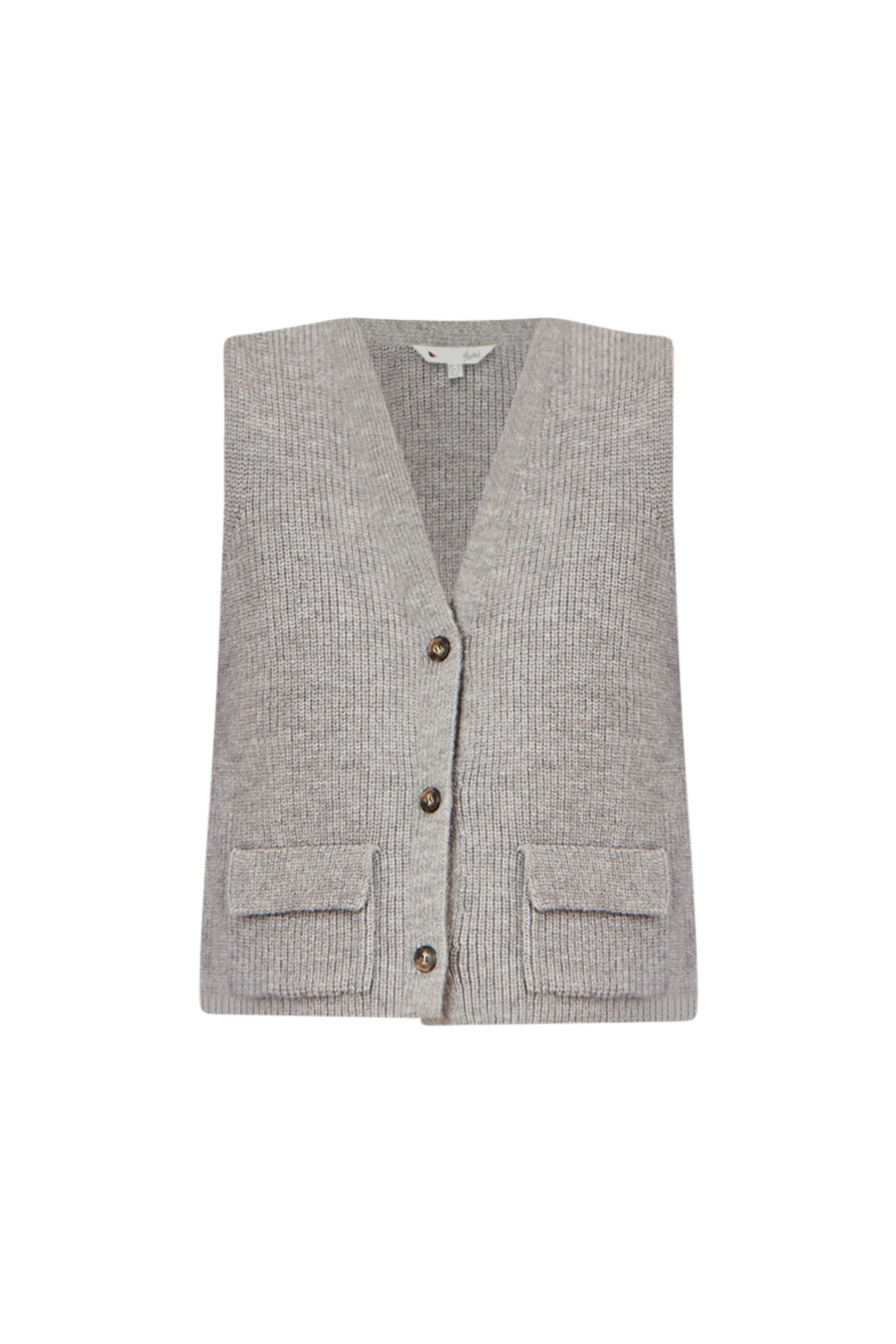 Yumi Pullover in Grau: Vorderseite