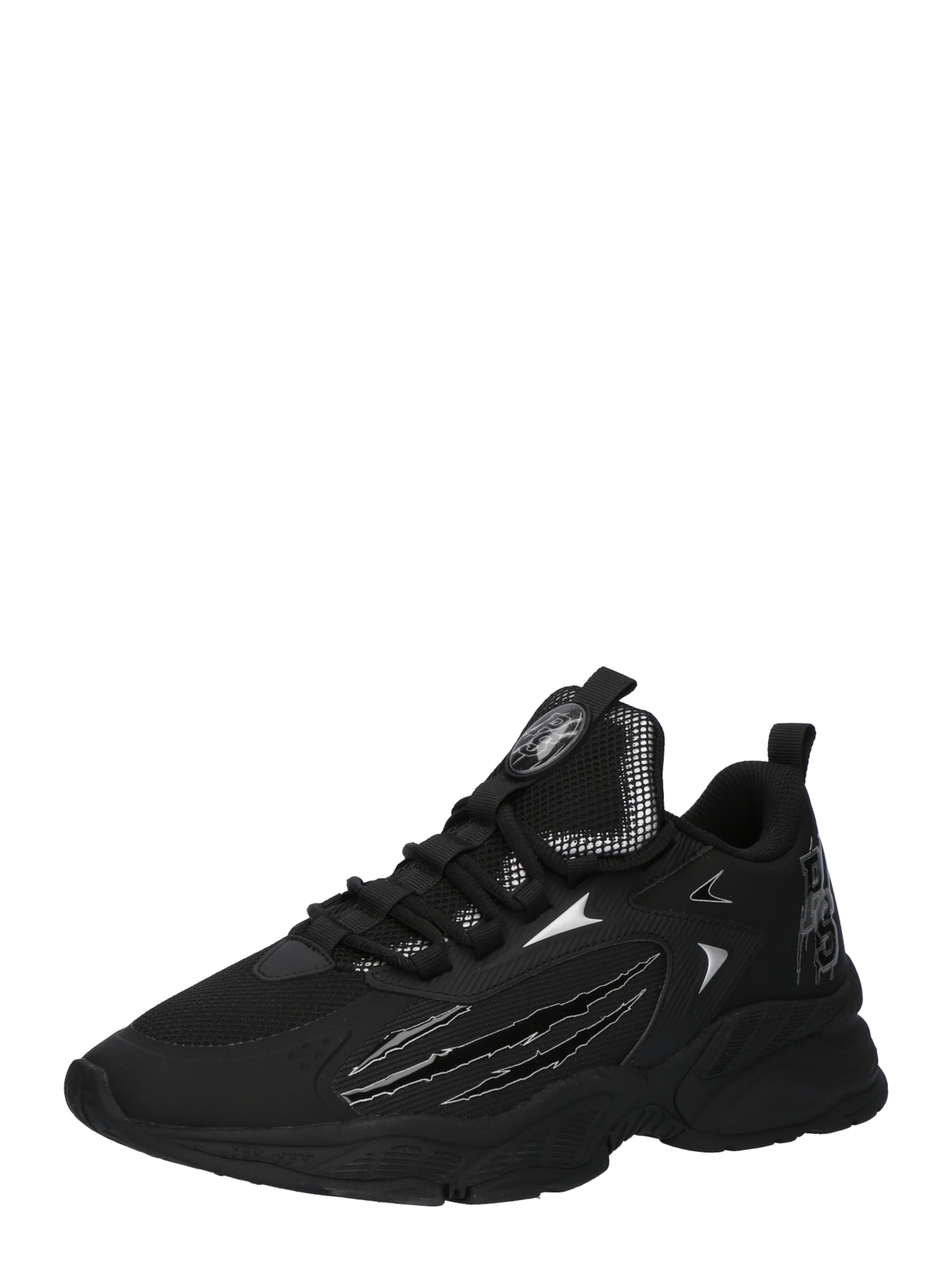 Sneaker bassa di Plein Sport in nero: frontale