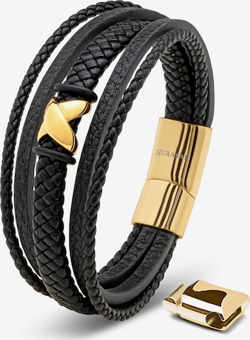 SERASAR Armband 'Flake' in Gold: Vorderseite