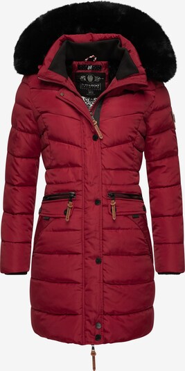 NAVAHOO Winter coat 'Paula' in Dark red / Black, Item view