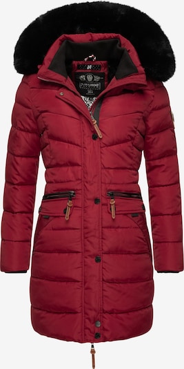 NAVAHOO Winter coat 'Paula' in Dark red / Black, Item view