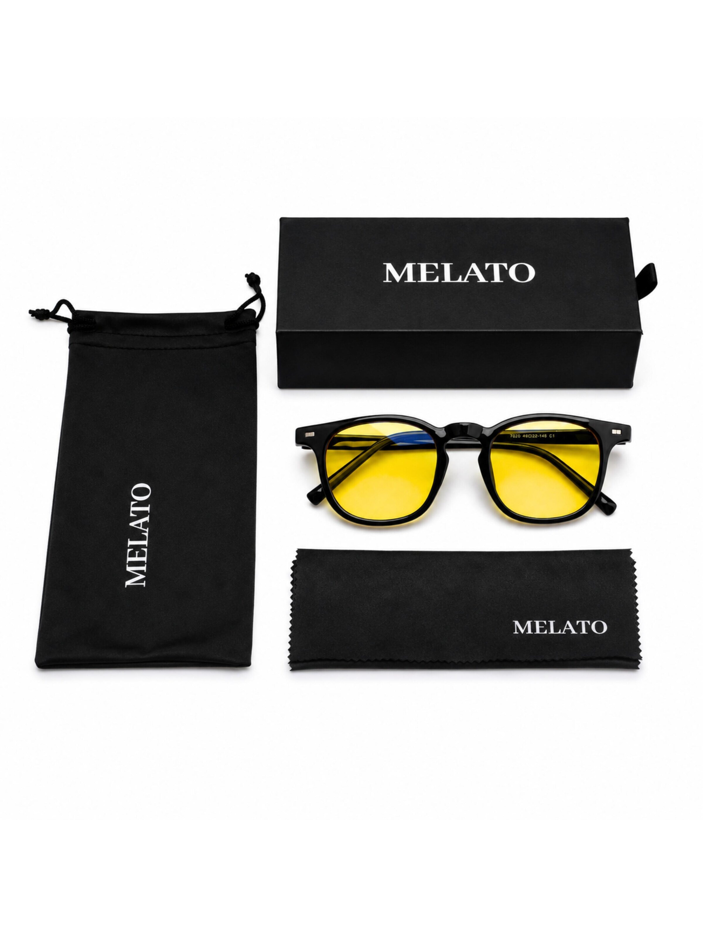 Lunettes 'Dusk' Melato en jaune