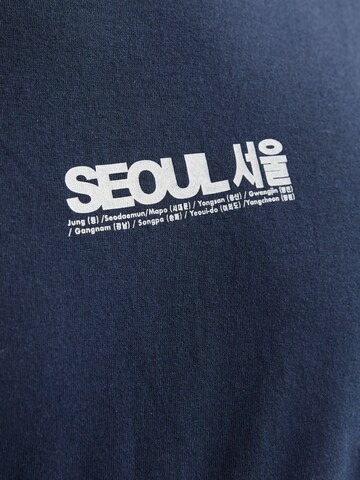 T-Shirt 'JORSeoul' JACK & JONES en bleu