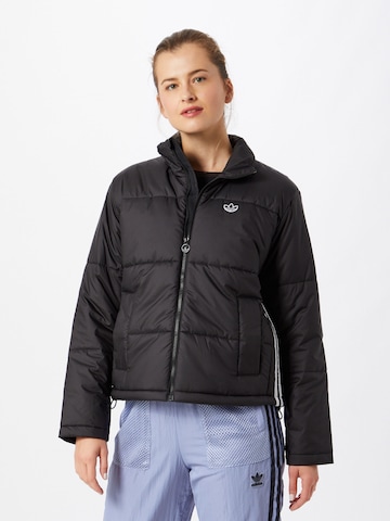 Veste mi-saison ADIDAS ORIGINALS en noir : devant