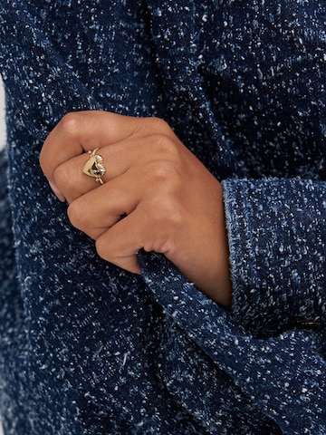 Copenhagen Studios Ring 'Balloon Hearts' in Gold: Vorderseite