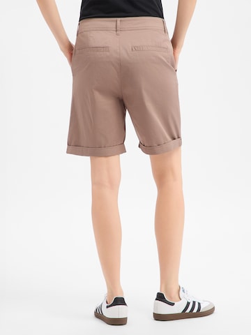 Marie Lund Regular Broek in Bruin