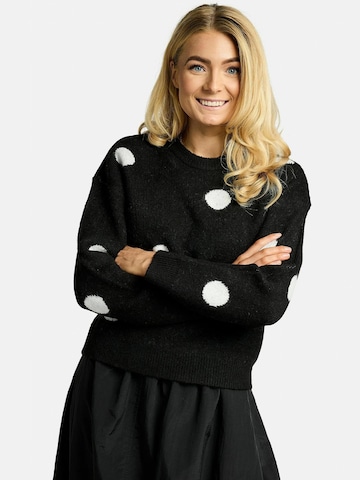 Liberte Essentiel Svetr ' FRO ' – černá: přední strana