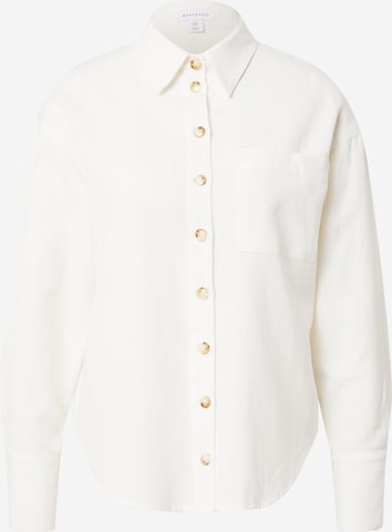 Warehouse Blouse in White: front