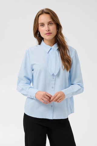 Kaffe Shirt in Blau: Vorderseite