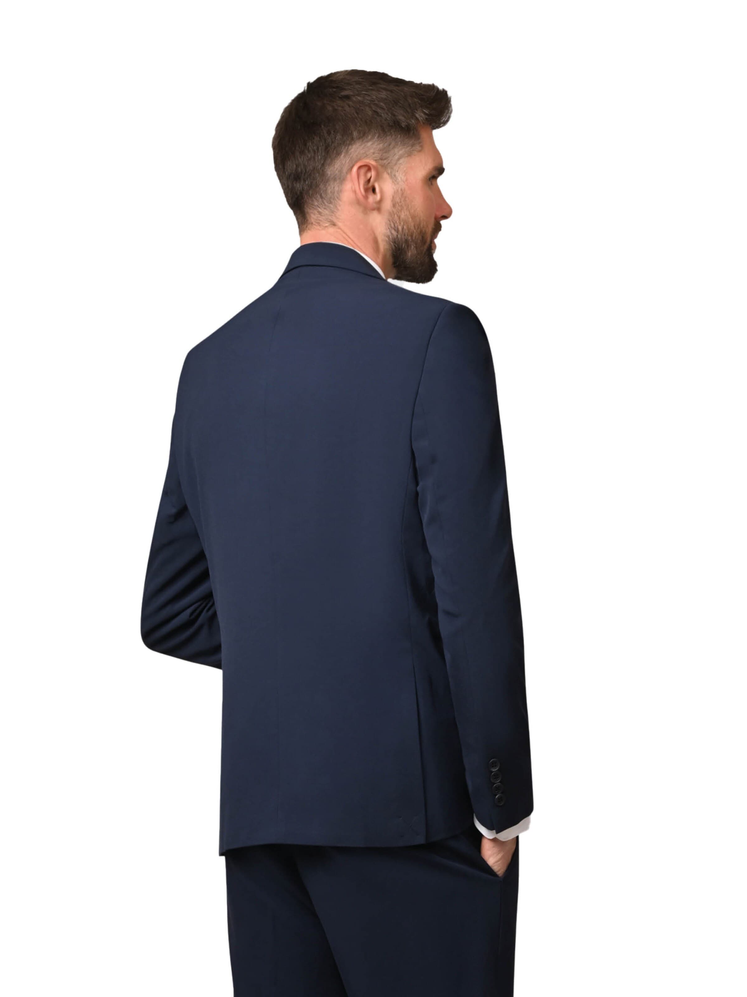 Hirschthal Suit Vest in Blue