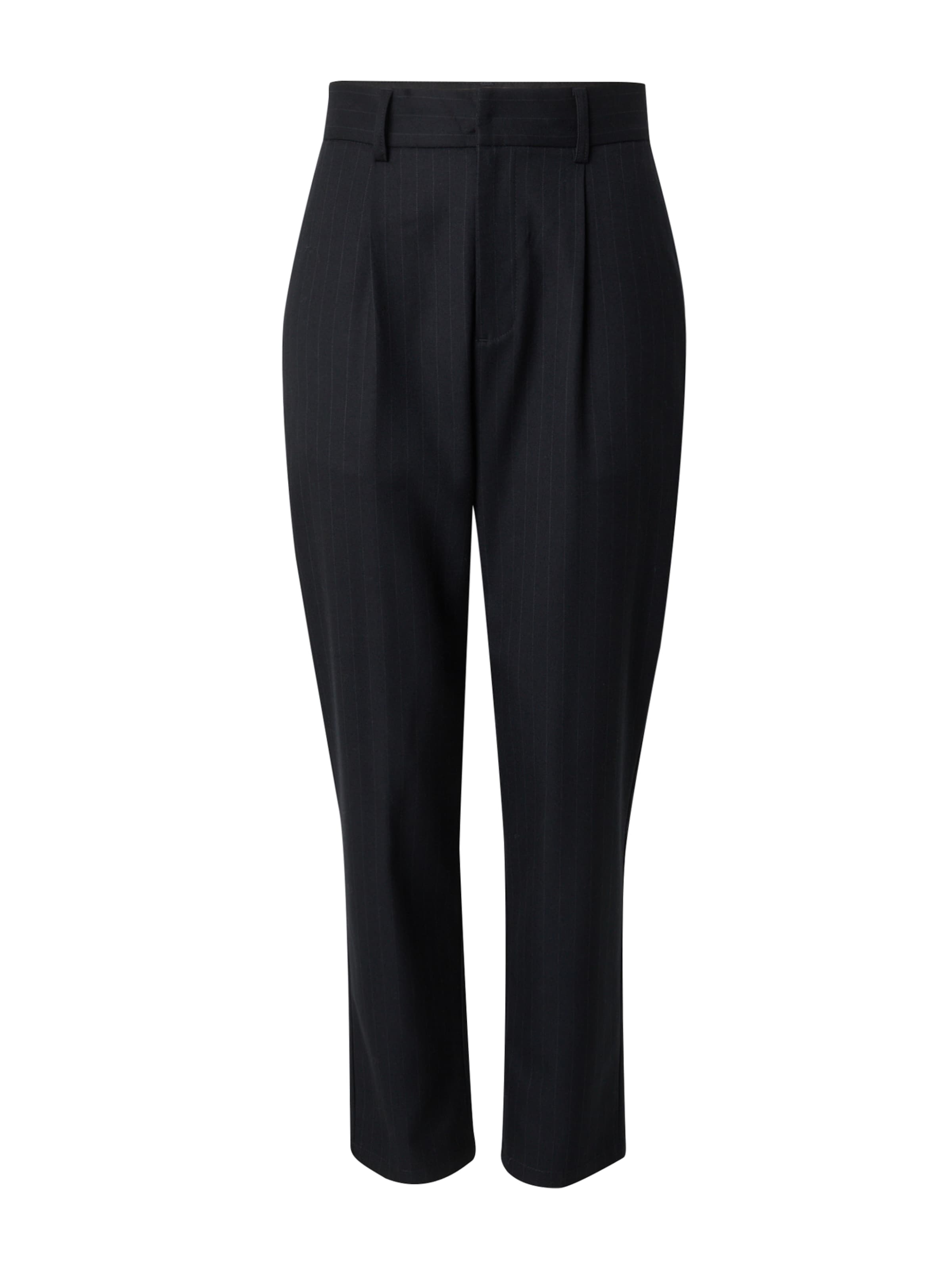 DAN FOX APPAREL tavaline Voltidega püksid 'Mert', värv sinine: eest vaates