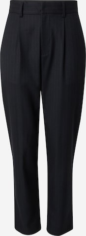 DAN FOX APPAREL Regular Pleat-Front Pants 'Mert' in Blue: front