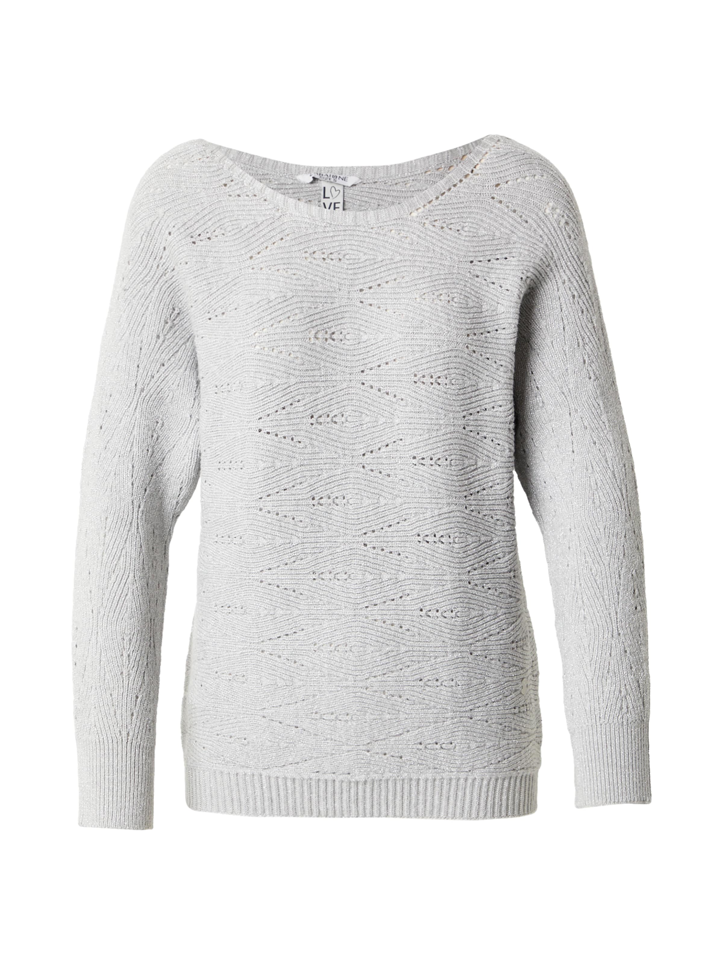 Pull-over &#x27;Ki44tty&#x27; ZABAIONE en gris : devant