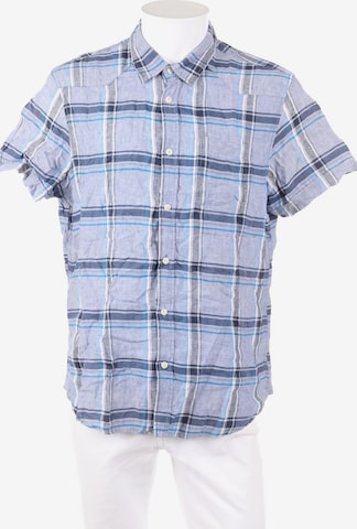 Angelo Litrico Button Up Shirt in L in Blue: front