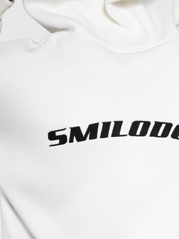 Smilodox Sweatjacke 'Daron' in Weiß