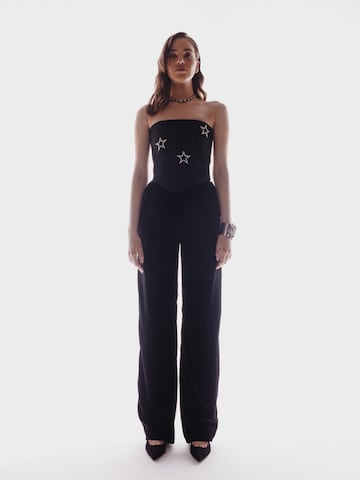 Bootcut Pantaloni 'Cactus the Brand, Pantaloni eleganti conici, Alb, S' di CACTUS THE BRAND in nero: frontale
