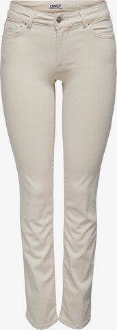 ONLY Regular Jeans 'Alicia' in Beige: front