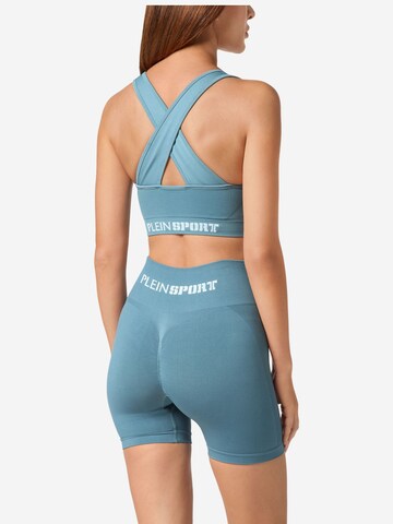 Plein Sport - Bustier Top deportivo en azul
