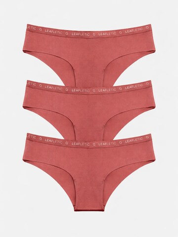 LEAFLETIC Panty 'Leafletic Women’s Mid Rise Hipsters/Brief'‌‌‌‌‌‌ in Pink: Vorderseite