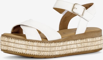 GABOR Sandal in White: front