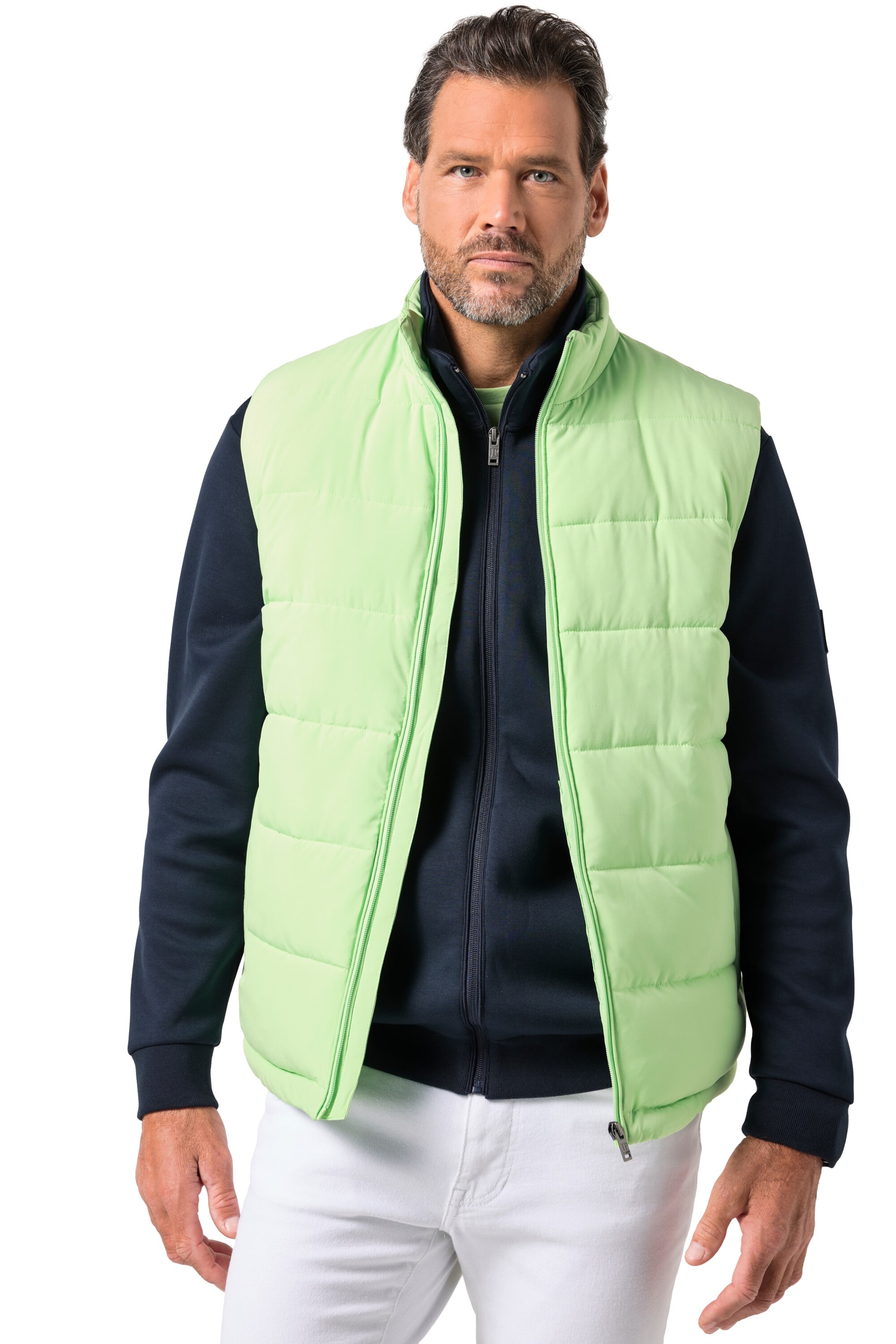 JP1880 Vest in Green: front