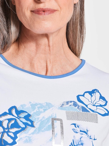 Goldner T-Shirt in Weiß