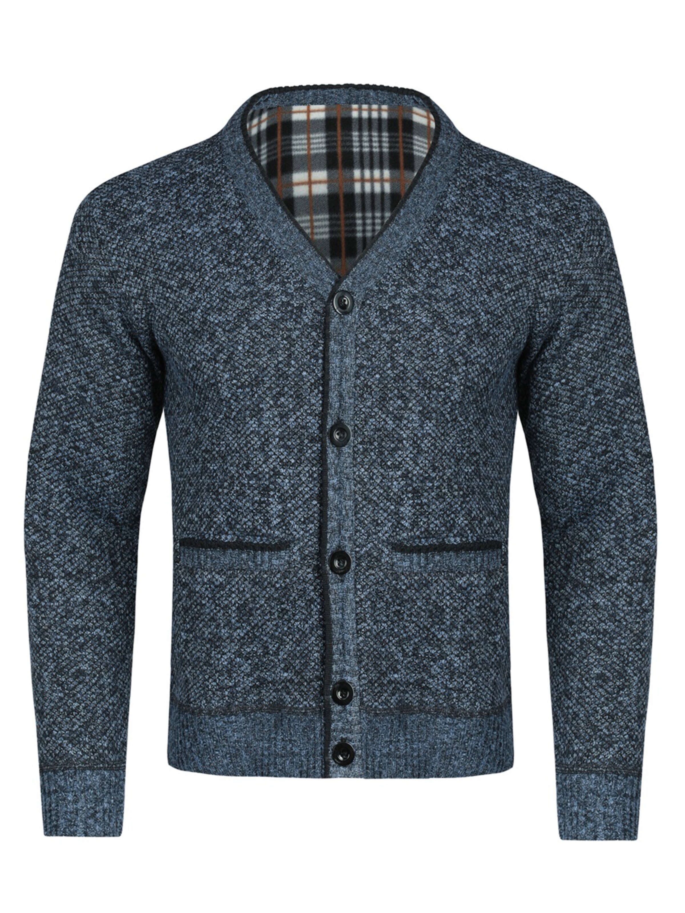 Youthup Knit Cardigan in Blue