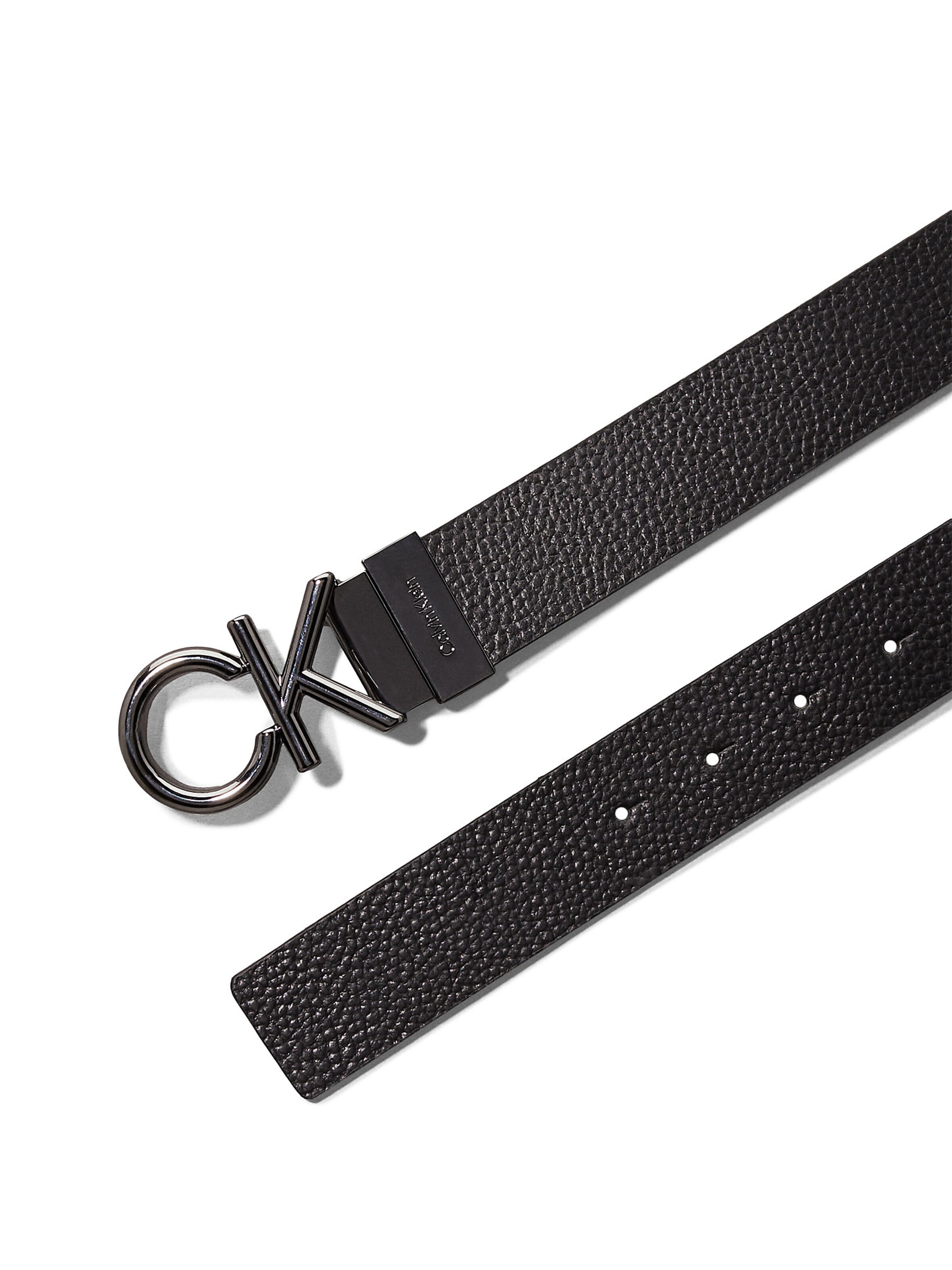 Calvin Klein Pas | črna barva