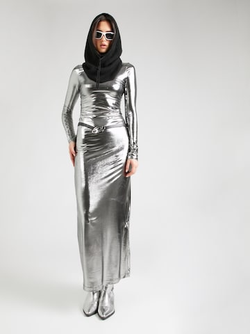 DIESEL Kleid 'MATHI' in Silber