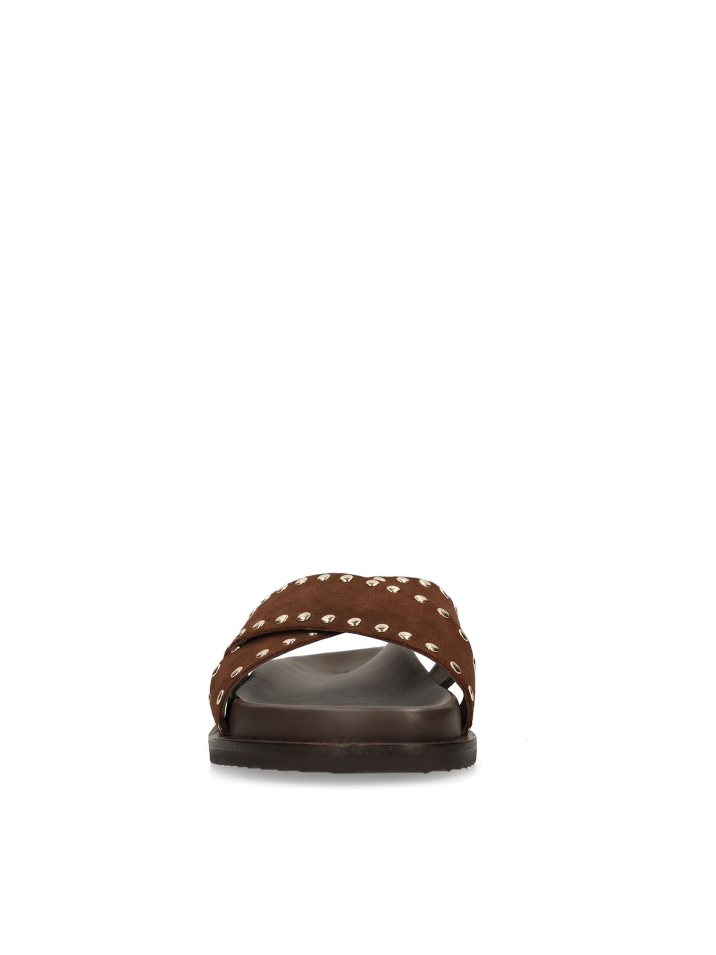 SACHA Mules in Brown