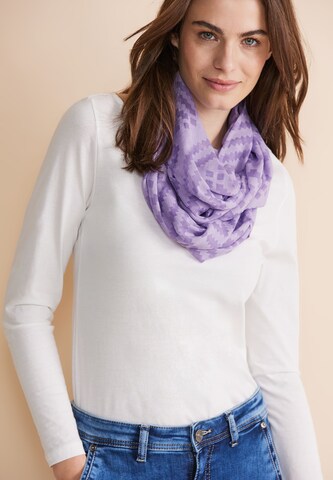 STREET ONE Tube Scarf 'Burnout' in Purple