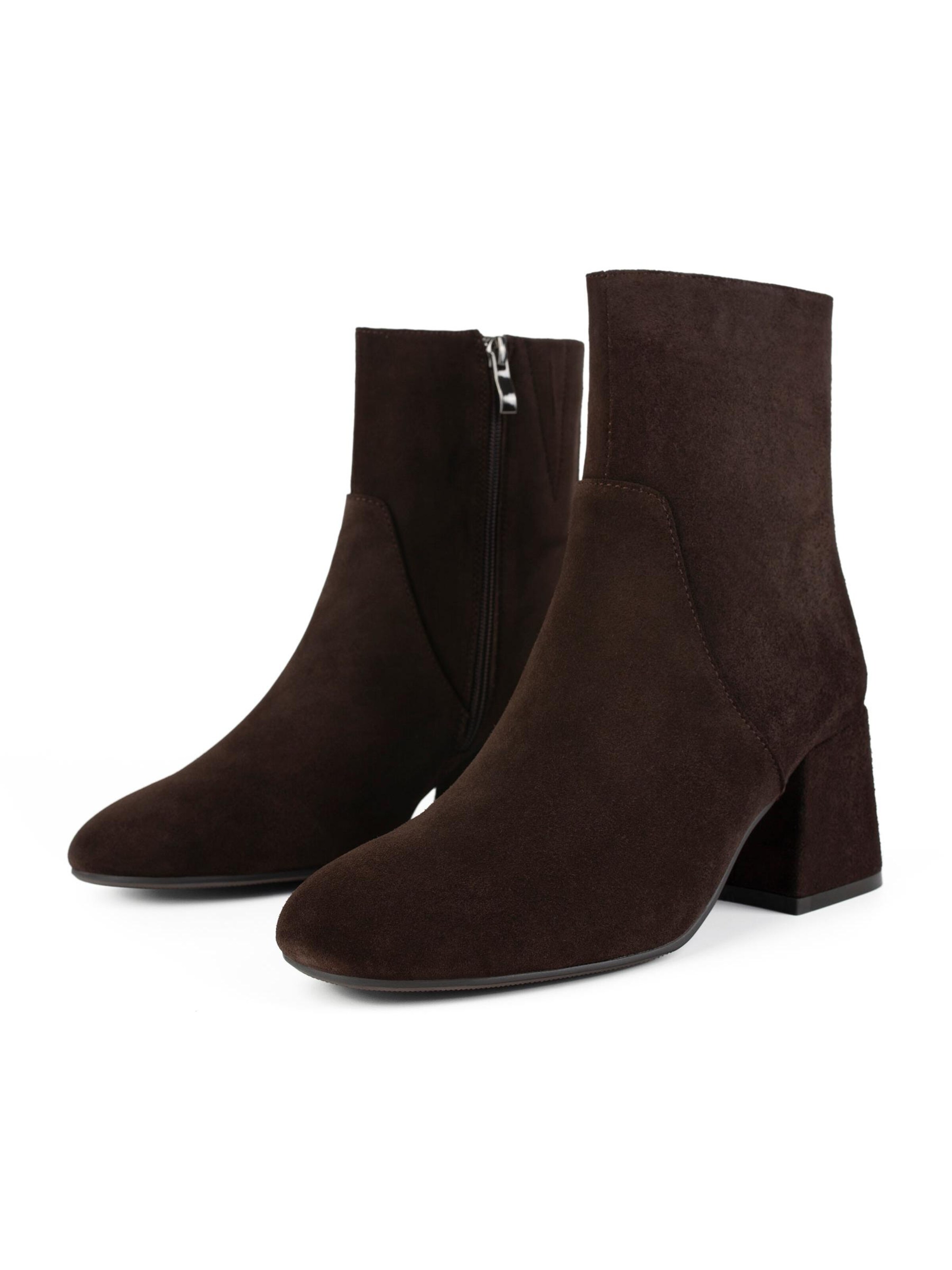 L37 HANDMADE SHOES Booties 'FILL ME UP' in Brown