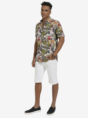 Campus Sutra - Ajuste regular Camisa 'Hudson' en Mezcla de colores