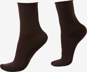 CALZEDONIA Socks in Brown: front