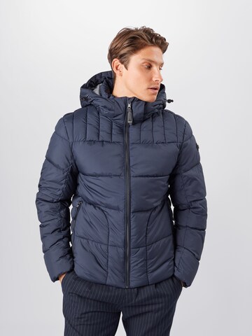 TOM TAILOR Regular Fit Jacke in Blau: predná strana