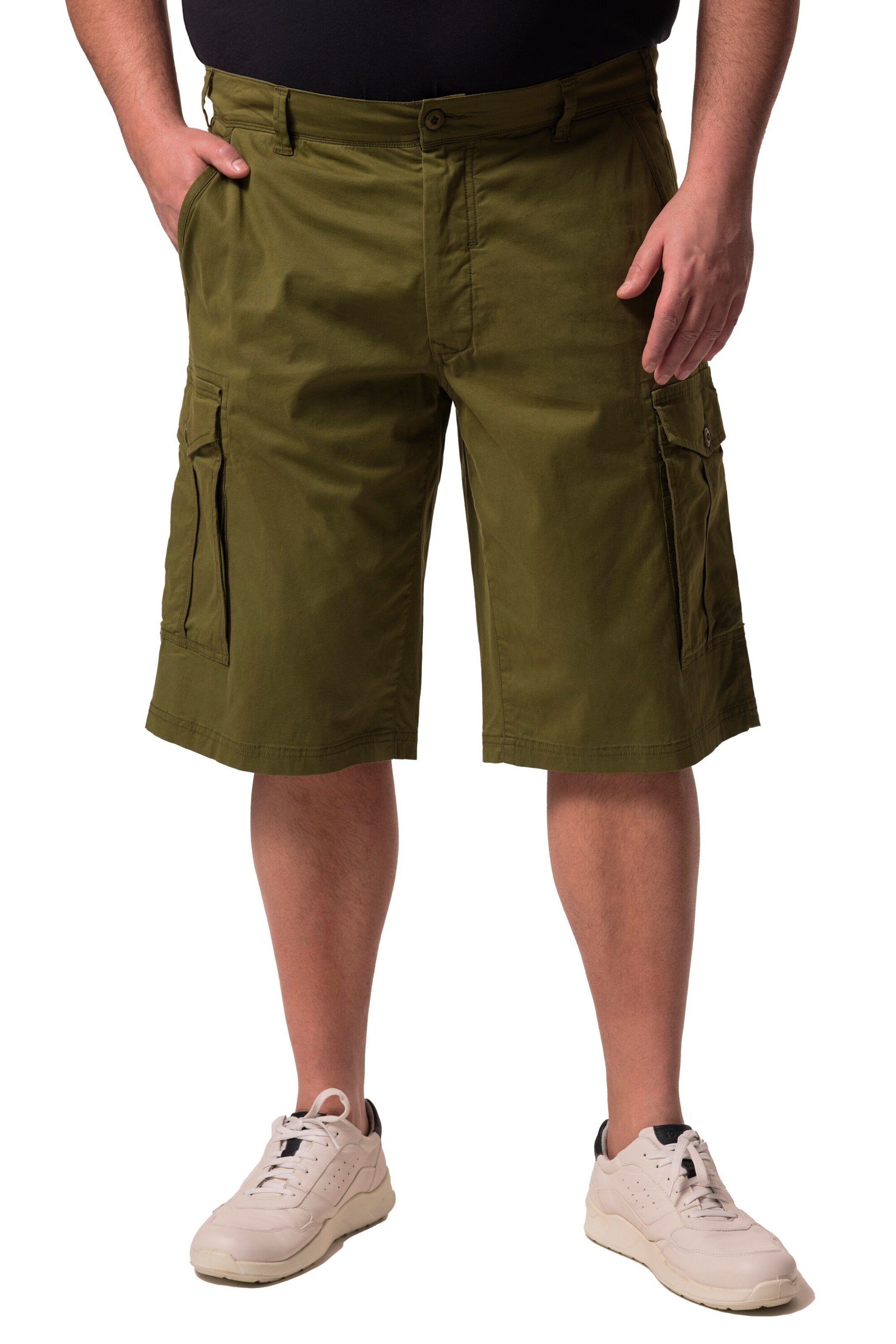 Loosefit Pantalon Men Plus en vert : devant