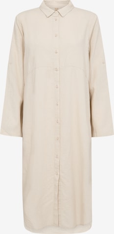 Robe-chemise 'INA' Soyaconcept en beige : devant