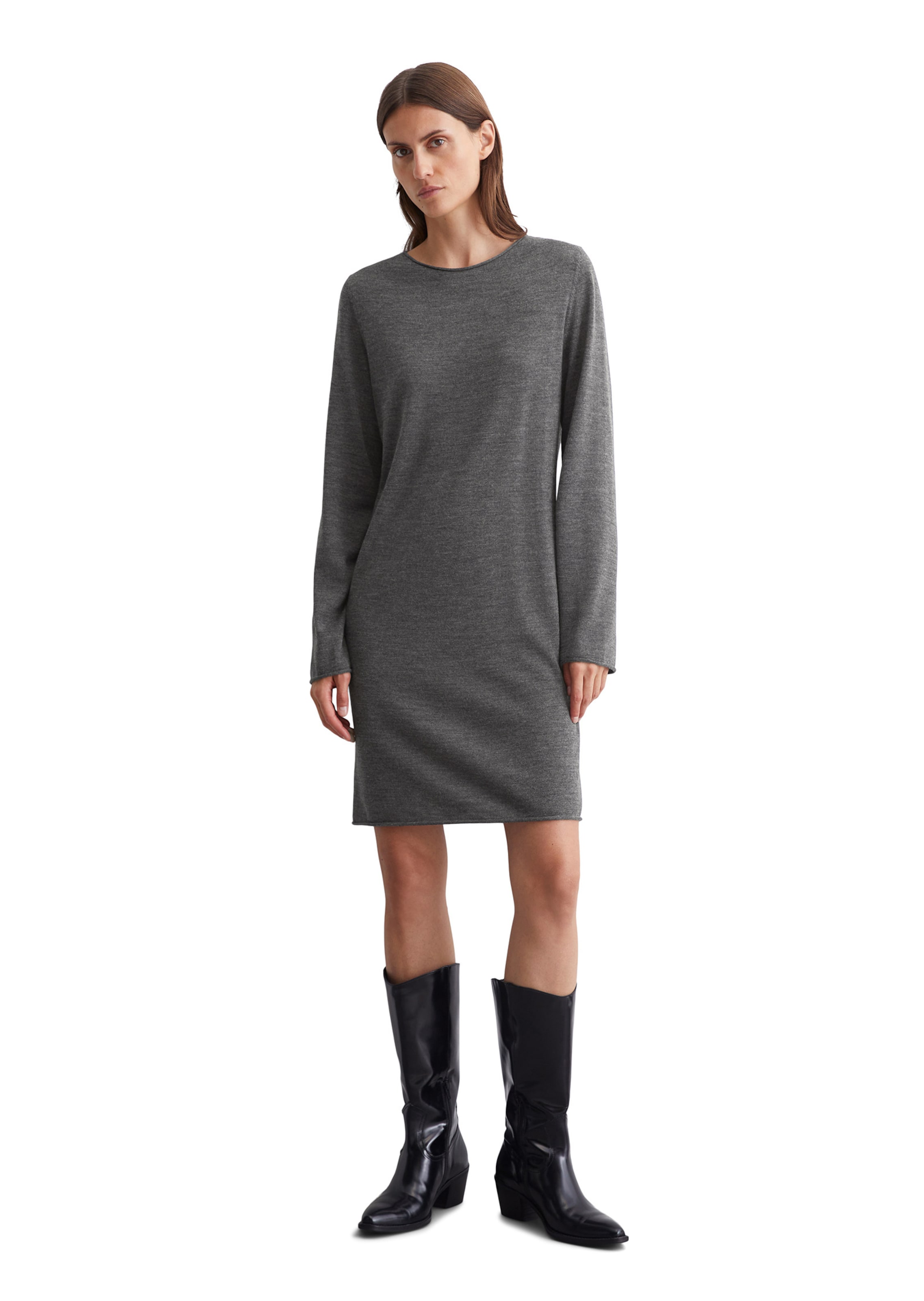 pelēks Marc O'Polo Adīta kleita