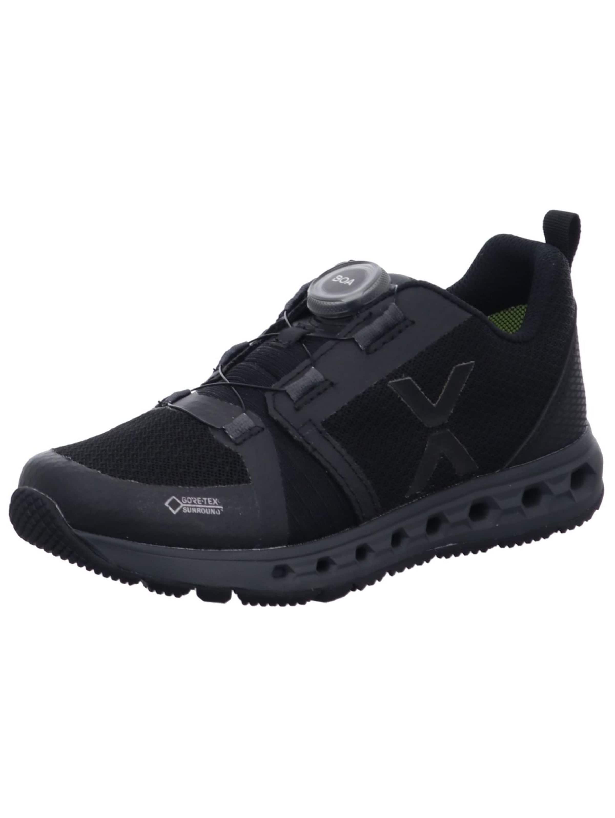 Vado Trainers in Black: front