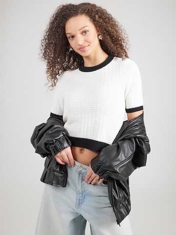 balta ABOUT YOU Megztinis 'Teresa': priekis