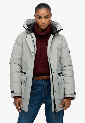 Parka mi-saison Superdry en gris
