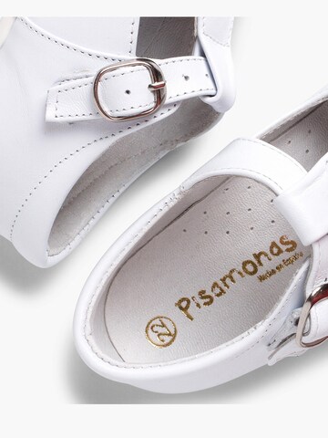 Pisamonas - Zapatos primeros pasos en blanco