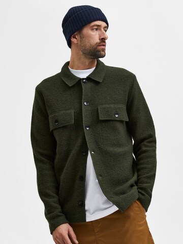 SELECTED HOMME Regular Fit Jacke 'Nealy' in Grün