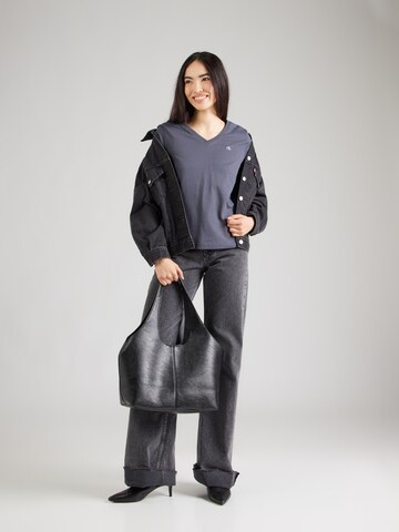 Tricou de la Calvin Klein Jeans pe albastru