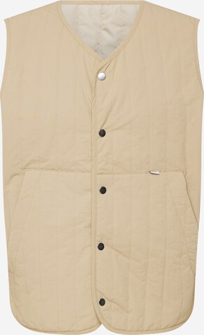 Gilet 'TIDE' SELECTED HOMME en beige : devant