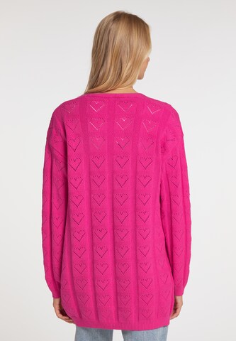 MYMO Gebreid vest in Roze