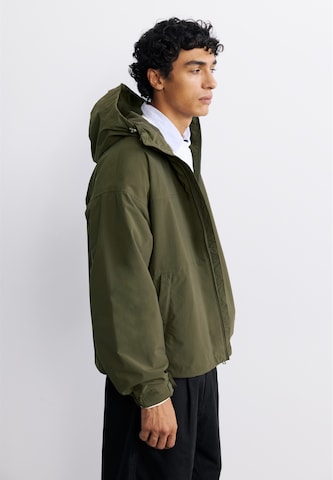 Pull&Bear Prehodna jakna | zelena barva